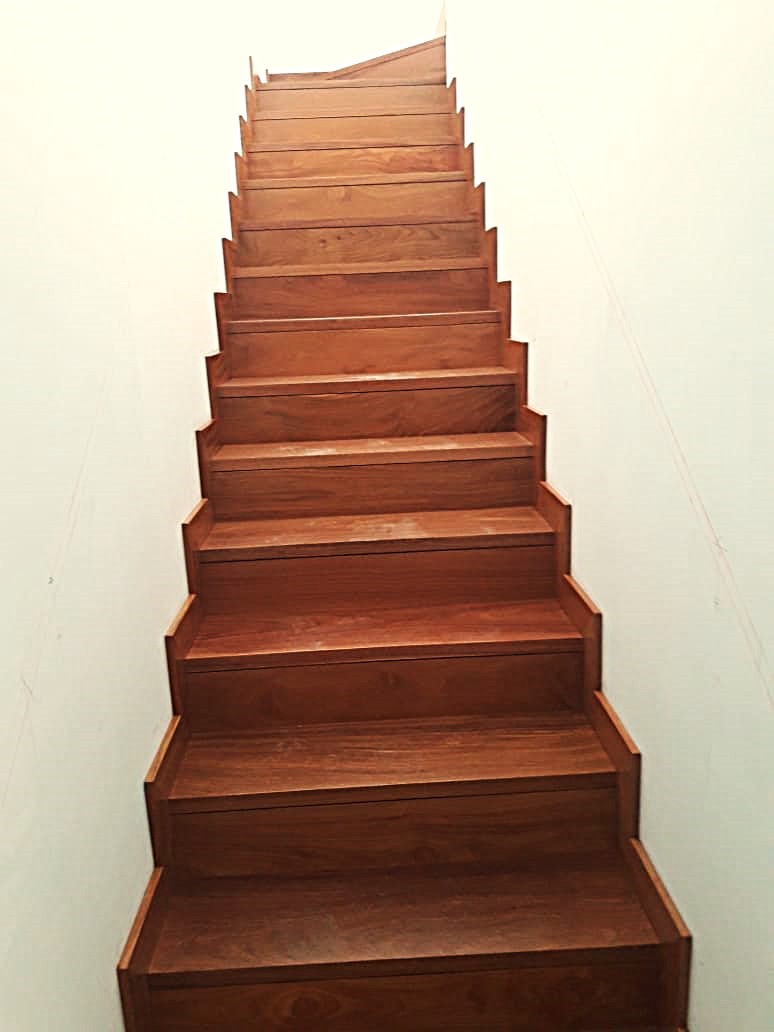 Escaleras de parquet